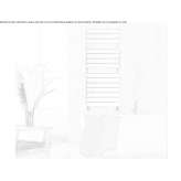 Vertical, wall-mounted towel warmer made of carbon steel Yalvac