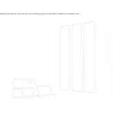 Aluminum vertical wall-mounted decorative radiator Rety