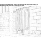 Decorative cast iron radiator Telciu