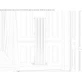 Vertical wall-mounted decorative radiator None