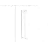 Electric, modular, wall-mounted stainless steel towel warmer Islaz