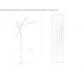 Decorative low temperature radiator made of extruded aluminum Beire