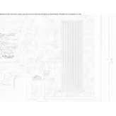Decorative wall radiator made of carbon steel Gembrook