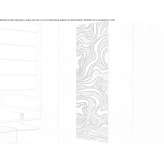 Vertical, wall-mounted decorative radiator made of carbon steel Bayview