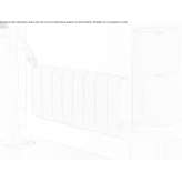 Horizontal aluminum decorative wall radiator Felahiye