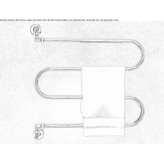 Wall-mounted towel warmer Purcell