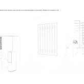 Vertical aluminum decorative wall radiator Felahiye
