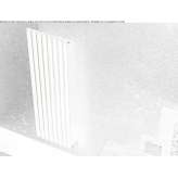 Vertical decorative radiator made of carbon steel for hot water Pravia