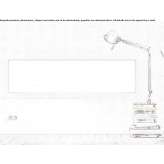 Horizontal decorative radiator made of carbon steel, water Barquedo