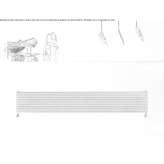 Decorative wall radiator made of carbon steel Coalburn