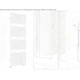 Vertical towel warmer mounted on the wall Pravia