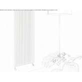 Vertical decorative steel radiator for hot water Larimore