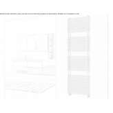 Decorative radiator made of brushed steel for hot water Suno