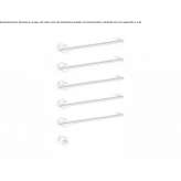 Electric, modular, wall-mounted stainless steel towel warmer Islaz