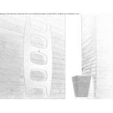 Decorative water radiator made of carbon steel Lempdes