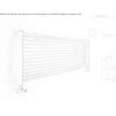 Decorative wall radiator made of carbon steel Coalburn