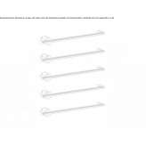 Electric, modular, wall-mounted stainless steel towel warmer Islaz