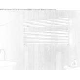 Horizontal decorative wall radiator for hot water Pedesina