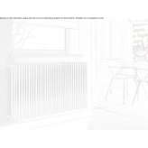 Decorative steel wall-mounted water radiator Kamas