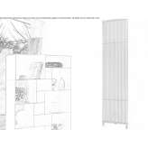 Vertical decorative steel radiator for hot water Larimore