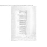Electric vertical decorative radiator made of chrome-plated steel Remetea