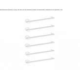 Electric, modular, wall-mounted stainless steel towel warmer Islaz