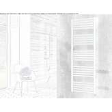 Carbon steel hot water towel warmer Pravia