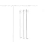 Electric, modular, wall-mounted stainless steel towel warmer Islaz
