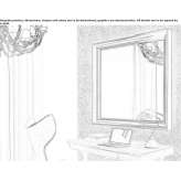 Mirror decorative radiator Badin