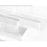 Modular, aluminum decorative radiator, standing Grabovci
