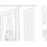 Decorative wall radiator Kandilli