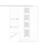 Steel towel warmer Venette