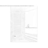 Steel towel warmer mounted on the wall Agost
