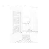 Steel towel warmer mounted on the wall Agost