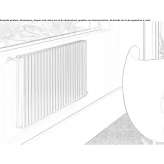 Decorative steel wall radiator Madean