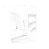 Steel towel warmer mounted on the wall Agost
