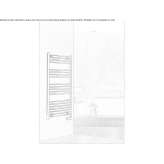 Electric, steel towel warmer, mounted to the wall Roade
