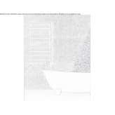 Electric, steel towel warmer, mounted to the wall Roade