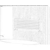 Decorative steel wall radiator Madean