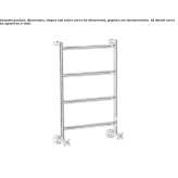 Wall-mounted towel warmer Bauta