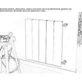 Aluminum decorative radiator Recoveco