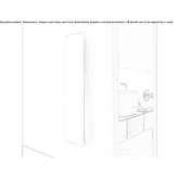 Aluminum towel warmer mounted on the wall Suchil