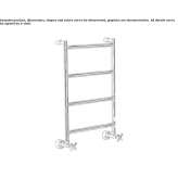 Wall-mounted towel warmer Harland