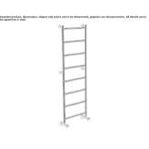 Wall-mounted towel warmer Bauta