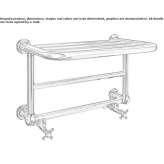 Wall-mounted towel warmer Belmopan