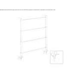 Wall-mounted towel warmer Harland