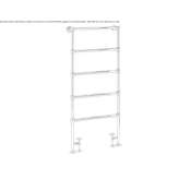 Wall-mounted towel warmer Skjern