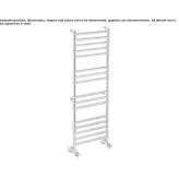 Wall-mounted towel warmer Bauta