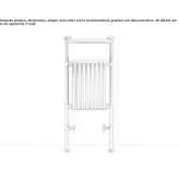 Decorative standing cast iron and brass radiator Arnstorf