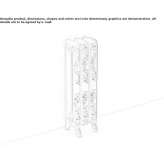 Decorative free-standing cast iron radiator Reussen